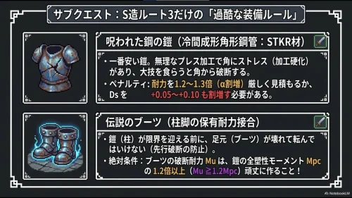ドラクエ：耐震計算ルート
