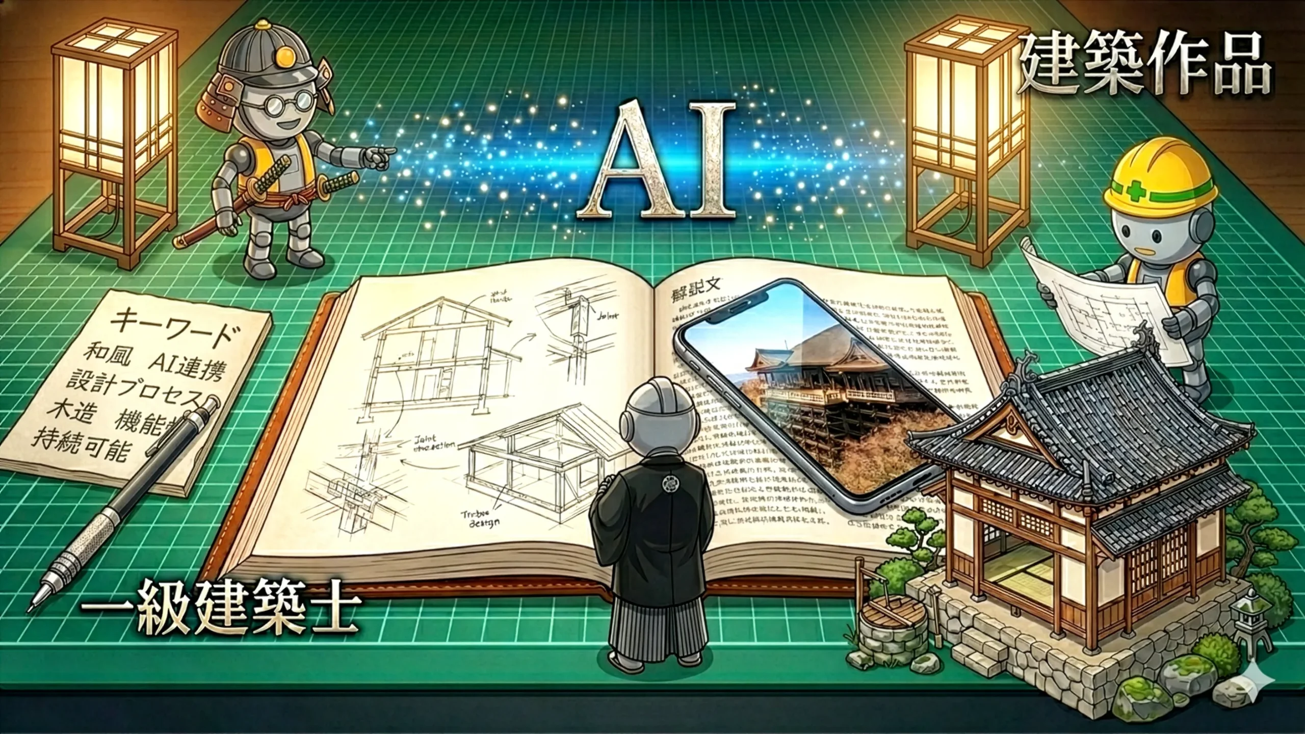 一級建築士 ＡＩ 建築作品 画像生成プロンプト