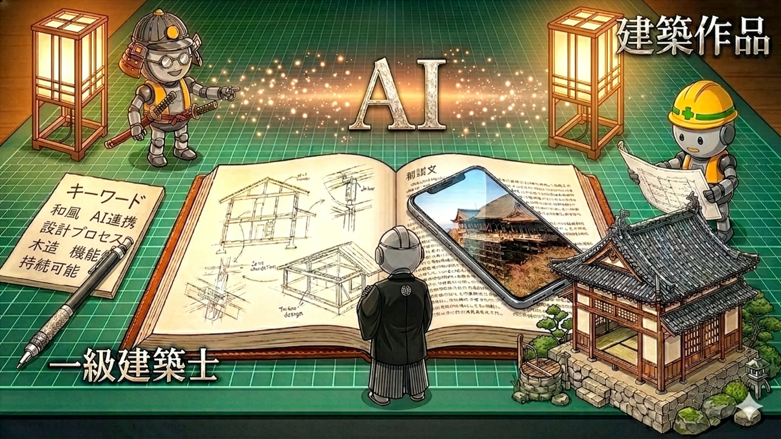 一級建築士 ＡＩ 建築作品 画像生成プロンプト