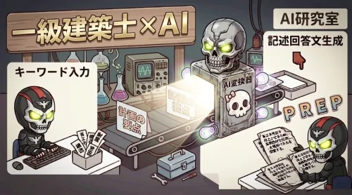 一級建築士がＡＩボット開発、計画の要点記述を爆速作成